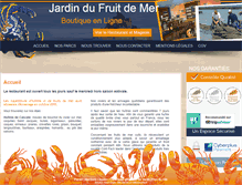Tablet Screenshot of jardindufruitdemer.com